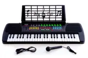 New De Rosa KB49 49-Key Kid's Electronic Piano Keyboard w/ Microphone