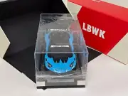 1/18 T&P Lamborghini Aventador Liberty Walk 3.0 baby BLue on Carbon Base #03