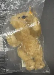 Brand New In Package Vintage 9” Steiff Jointed Blonde Bear Mohair