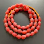 印度尼泊爾老琉璃珠項鏈藏式西亞古董珠手鏈散珠 DIY佛珠橢圓糖果