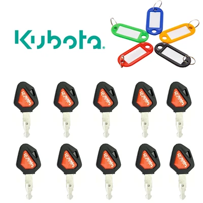 10 Kubota 459A Keys Excavator Backhoe Skid Steer Track Loader Equipment Keys