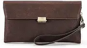 [TATSEN] Men's Armpit Bag Vintage Men's Handbag with Wrist Strap Men's Handbag Large Capacity