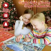 1008 Pieces Jigsaw Puzzles 24 Boxes Christmas Puzzles Counting Down Fun grWZN