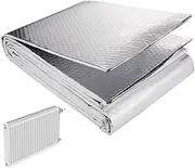 Heat Reflective Foil Insulation - Radiant Barrier Roll, Thermal Energy Shield | 16' x 24" Aluminum Film for RVs, Doors, Roofs, Garage Window, Climate Control Wrap, Heat Protection Panel