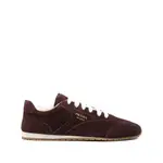 [Prada] Prada Suede Lace-up Sneakers 36 IT RED