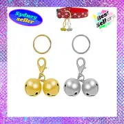 2PCS Pet Bell Dog Collar Bell Cat Bells for Collar Loud Collars Puppy Collar NEW