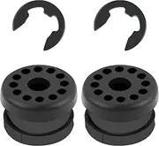 Transfer Case Shift Linkage Bushings with 2PCS E-clips,Shifter Bushing Kit Replacement OEM#68078974AA 68078975AA,Shift Linkage Repair Kit Compatible with Dodge Ram(2PCS)