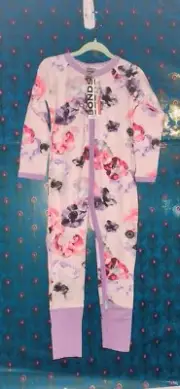 Bonds Wondersuit Size 2 Bnwt Ballet Bloom Rare BZBVA 48T 2016