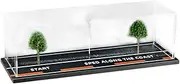 Abbraccia 1:64 Scale Model Car Display,Case,Car Garage Diorama Model Gifts Parking Lot,Display Case Parking Garage Model for Bookcase, Seaside Road Scenic