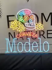 Modelo Especial Cerveza Beer Flex LED 24"x24" Neon Sign Light Lamp Wall Decor