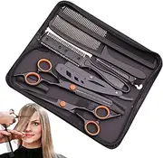 Barber Haircut Kit – Precision Trim Scissors, Ergonomic Cutting Shears, Lightweight Styling Blades | Premium Grip Handle Edge Design, Durable Stainless Craftsmanship Performance Home Grooming Sessions