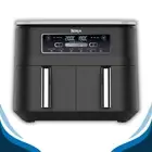 Ninja Foodi Dual Zone Digital Hot Air Fryer, 7.6 L AF300, 2 Compartments Grey