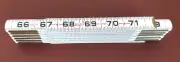 NOS Lufkin 460F Vintage Folding 6 Ft. Wooden Rule Two Way New Old Stock