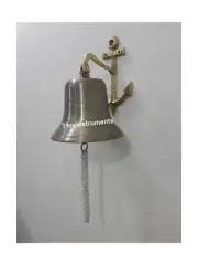 8" Antique Brass Titanic 1912 Nautical Ship Bell Home Decor Rustic Vintage Ho...