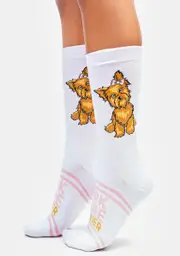 [Cool Socks] Yorkie Crew Socks