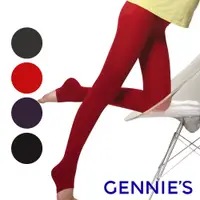 在飛比找蝦皮商城優惠-【Gennies 奇妮】孕婦專用時尚彈性厚棉踩腳褲襪/九分褲