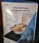 RapidTherm Portable Induction Cooktop Hot Plate Countertop Burner 1800W, 8