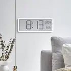 LCD Screen Humidity Display Electronic Clock Desktop Digital Clock Home Decor