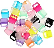 30 Pcs USB C Dust Plug Colorful Type C Charging Port Anti Dust Cover Plastic Plugs Cover Protector with Hanging Hole Compatible with All Type-C Devices Laptops Tablets Smart Phones