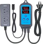 Inkbird 10A Digital Humidity Controller IHC200 Wired Outlet Dural Stage Humidistat Regulator for Pet Reptiles Aquarium Air Conditioner Dehumidifiers Humidifiers Bathroom Fans
