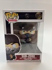 MINT Mortal Kombat Sub-Zero Funko Pop Vinyl Figure #1057 With Protector New
