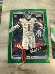 Malik Nabers Cosmic Card Numbered 66/75 And Star Clusters Card