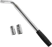14"-20" Car Lug Wrench with Chrome Steel Socket, Telescoping Lug Wrench, Extending Car Wheel Nut Wrench, 4 Way Extendable Wheel Brace Socket Wrench for Car Tyre Repair, 17/19/21/23MM