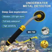 Underwater Metal Detector Induction Pinpointer Expand Depth with LED Light