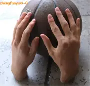 Lifelike Silicone Male Hands Model Basketball Boy Hands Mannequin Display Props