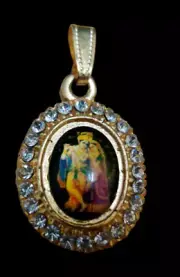 @ Indian Traditional Shri Radha Krishna Pendent Without Chain For Unisex
