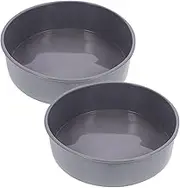 GRADENEVE 2-Piece Round Silicone Cake Mold Non-Stick Easy Release Oven Safe for Home Professional Baking