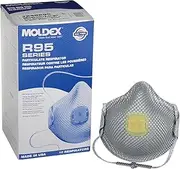 Moldex 2840R95 R95 Particulate Respirators with HandyStrap, Medium/Large, 10/Box