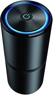 Trettitre Lapurifier Car Air Purifier Ionizer, 12 Million Negative Ions for Smokers, 27dB Quiet Portable Ionic Air Purifiers for Car Small Room Removes Dust Pet Odors Pollen (California Available)