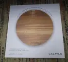New Caravan Wooden Acacia Lazy Susan Plateau Centerpiece Base Home Decor 10.8” D