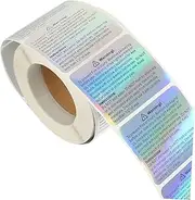 1Roll Colorful Candle Warning Labels of Safety Decal Stickers for Wax Melts Jar Stickers Printed English Smooth Surface for Practical Candle