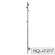 AGUZZO EZY FIT Heated Towel Rail - Single Vertical Round Tube - Tree Style - (H1500mm) - Polished SS