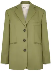 Rohe Oversized Wool Blazer - Sage - 38 (UK10 / S) 38 (UK10 / S)