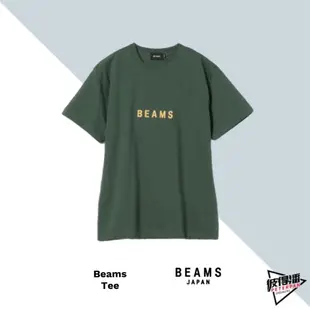 BEAMS JAPAN TEE 短Ｔ 短袖 綠 白 藍 休閒 舒適 【彼得潘】