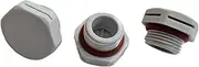 220 PCS air valve M20 air vents white Sealing plugs