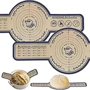 Large Silicone Bread Sling for Dutch Oven 2 Pcs, 10 inch Sourdough Bread Baking Mat,Bread Baking Supplies, 500°F Heat-resistant Sourdough Bread Sling
