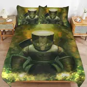 a1417 Castle Crashers Duvet Cover Set, 3 Piece Bedding Set 86x70" Double Sided Printing Decorative Comforter Cover Set (1 Duvet Cover + 2 Pillow Shams