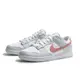 NIKE 休閒鞋 DUNK LOW 白灰粉 低筒 復古 男 HF0730-160