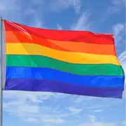 Rainbow LGBT Flag Gay Lesbian Pride Mardi Gras Party Banner Outdoor 150x90cm