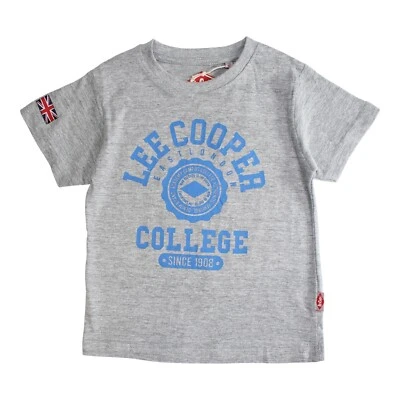 Shirt Boy Sleeves Courtes. Color Grey Lee Cooper No. 2 Of 4 ans-14 Years