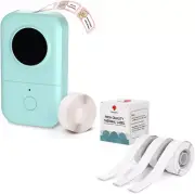 D30 Label Maker 4 Tapes 3X Continuous White 1X 12Mm 0.47 in Mini Bluetooth