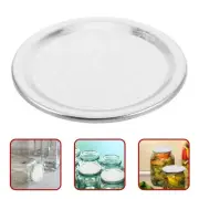 50 Pcs Mason Jar Lids Wide Mouth Jars Tinplate Canning Metal Storage Caps