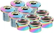 5 Sets Chainwheel Crank Screws Aluminum Alloy Bike Chainring Bolts for Easy Installation