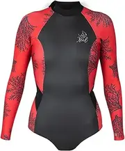 XCEL Womens Axis Water Inspired 2mm Long Sleeve Back Zip Glide Skin Springsuit
