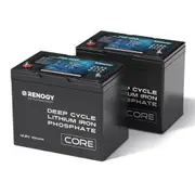 Renogy 12V 2 x 100Ah Core Series Deep Cycle Lithium Iron Phosphate Battery, Twin Pack