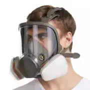 6800 Gas face Mask Anti-Fog, Dust-Proof Respirator for Industrial Work, Painting
